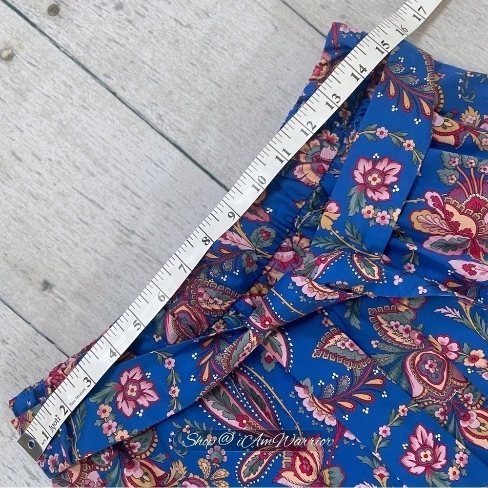 J.Crew Liberty floral 2 piece top + ruffle skirt set *shop@iamwarrior